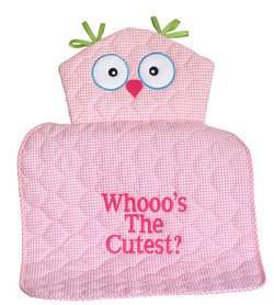 Whooo's the Cutest-Owl Changing Mat Baby Girl Gift