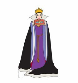 Wicked Queen Snow White and the Seven Dwarfs Cardboard Cutout