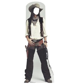 Wild West Cowgirl Standin Cardboard Cutout