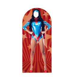 Woman Super Hero Standin Cardboard Cutout