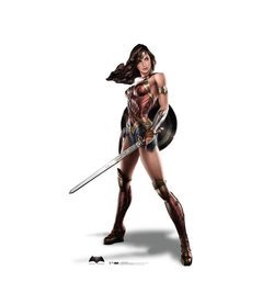 Wonder Woman Batman v Superman: Dawn of Justice Cardboard Cutout