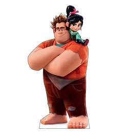 Wreck-It-Ralph and Vanellope Von Schweetz Cardboard Cutout