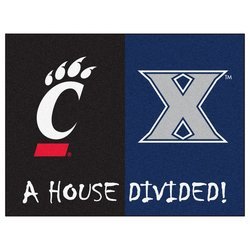 Xavier / Cincinnati House Divided All-Star Mat