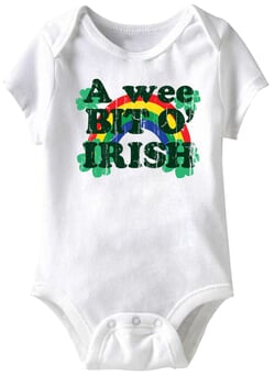 Click to get A Wee Kit O Irish Funny Baby Romper White Infant Babies Creeper