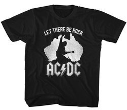 AC/DC Kids Shirt Let There Be Rock Black T-Shirt