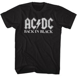 AC/DC Shirt Back In Black Black T-Shirt