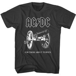 AC/DC Shirt For Those About To Rock Black T-Shirt