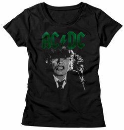 AC/DC Shirt Juniors Angus Growl Black T-Shirt