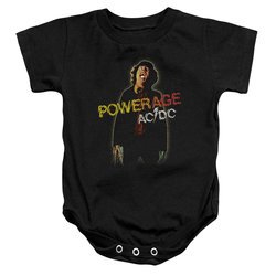 ACDC Baby Romper Powerage Black Infant Babies Creeper