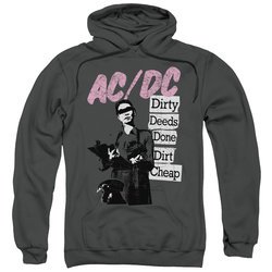 ACDC Hoodie Dirty Deeds Charcoal Sweatshirt Hoody