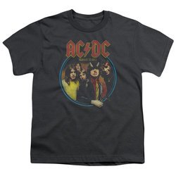 ACDC Kids Shirt Highway To Hell Charcoal T-Shirt
