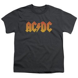 ACDC Kids Shirt Logo Charcoal T-Shirt