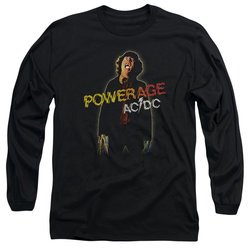 ACDC Long Sleeve Shirt Powerage Black Tee T-Shirt