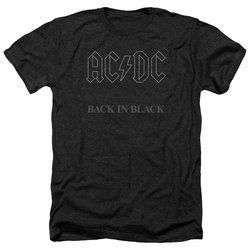 ACDC Shirt Back In Black Heather Black T-Shirt