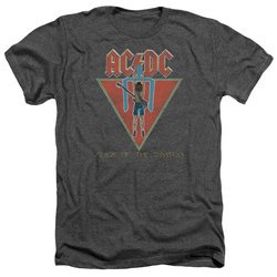 ACDC Shirt Flick Of The Switch Heather Charcoal T-Shirt
