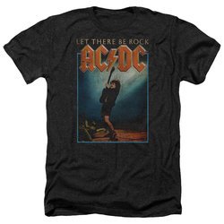 ACDC Shirt Let There Be Rock Heather Black T-Shirt