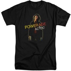 ACDC Shirt Powerage Black Tall T-Shirt