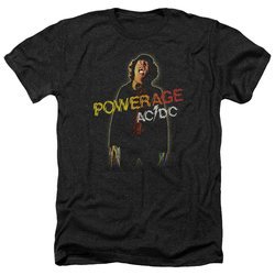 ACDC Shirt Powerage Heather Black T-Shirt