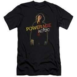 ACDC Slim Fit Shirt Powerage Black T-Shirt