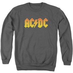 ACDC Sweatshirt Logo Adult Charcoal Sweat Shirt