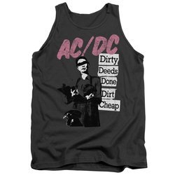 ACDC Tank Top Dirty Deeds Charcoal Tanktop