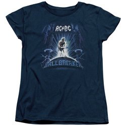 ACDC Womens Shirt Ball Breaker Navy T-Shirt