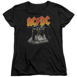 ACDC Womens Shirt Hell's Bells Black T-Shirt