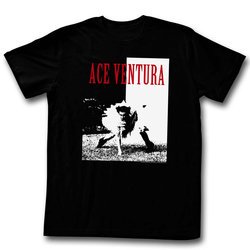 Ace Ventura Shirt Ace Adult Black Tee T-Shirt