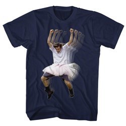 Ace Ventura Shirt Dance Navy Blue Tee T-Shirt