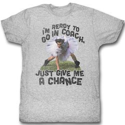 Ace Ventura Shirt Go In Coach Adult Grey Heather Tee T-Shirt