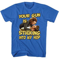Ace Ventura Shirt Your Gun Is Sticking Into My Hip Royal Blue T-Shirt