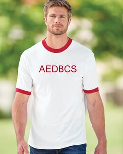 Click to get AEDBCS Brand Tshirt  WhiteRed