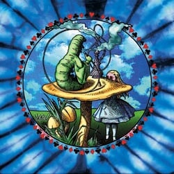 Click to get Alice In Wonderland Shirt Cartoon Mystical Tie Dye Tshirt