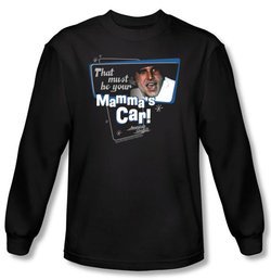 American Graffiti Long Sleeve T-shirt Movie Mammas Car Black Tee Shirt