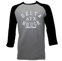 Animal House Shirt Raglan Delta House Grey/Black Shirt