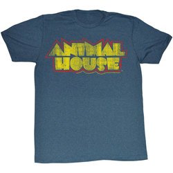 Animal House T-shirt Movie House Fever Adult Blue Tee Shirt
