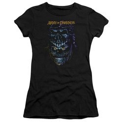 Army Of Darkness Juniors Shirt Evil Ash Black T-Shirt