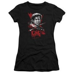 Army Of Darkness Juniors Shirt Hail To The King Black T-Shirt