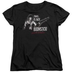 Army Of Darkness Womens Shirt Boomstick Black T-Shirt