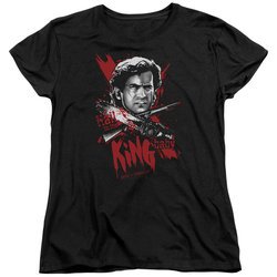 Army Of Darkness Womens Shirt Hail To The King Black T-Shirt