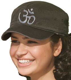 Click to get Aum Hindu Symbol Hat  Ladies Military Style Fidel Cap