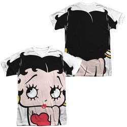 Betty Boop Big Boop Head Sublimation Shirt Front/Back Print