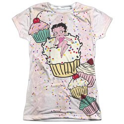 Betty Boop Cake Boop Sublimation Juniors Shirt