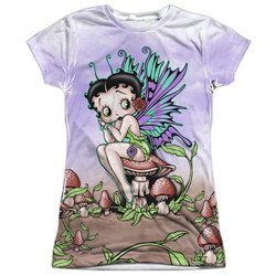 Betty Boop Fairy Sublimation Juniors Shirt