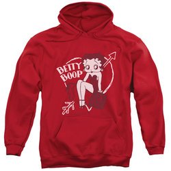 Betty Boop Hoodie Lover Girl Red Sweatshirt Hoody