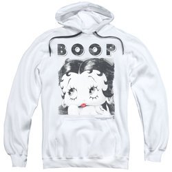 Betty Boop Hoodie Not Fade Away White Sweatshirt Hoody