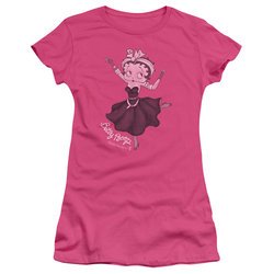 Betty Boop Juniors Shirt Gypsy Betty Hot Pink T-Shirt