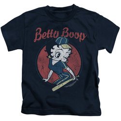 Betty Boop Kids Shirt Team Boop Navy Blue T-Shirt