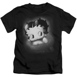 Betty Boop Kids Shirt Vintage Star Black T-Shirt