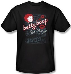 Betty Boop Kids T-shirt Boop Oop Youth Black Tee Shirt